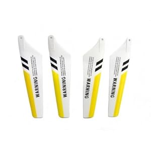 4 Sets of Yellow Syma Replacement Rotor Blades for S107 (16 Blades in All) S107-02