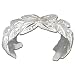 Hawaiian Jewelry Sterling Silver Maile Leaf Toe Ring