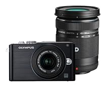Olympus E-PL3 Compact System Camera - Black (M.ZUIKO Digital 14 -42mm II R and M.ZUIKO Digital 40 -150mm Lenses)