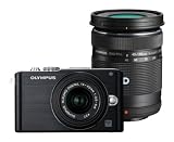 Olympus E-PL3 Compact System Camera - Black (M.ZUIKO Digital 14 -42mm II R and M.ZUIKO Digital 40 -150mm Lenses)