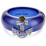 Betsey Johnson In the Navy Blue Anchor Hinge M