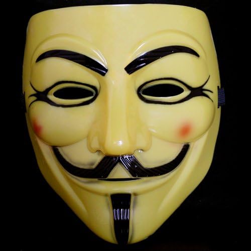 10pc/lot ~ Melody V for Vendetta Movie Adult Mask Mardi Gras Masquerade Costume pvc hot sell made of quality plastic V mask