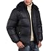 BGSD Men's Zip Front Down Jacket in Black or Navy image 3
