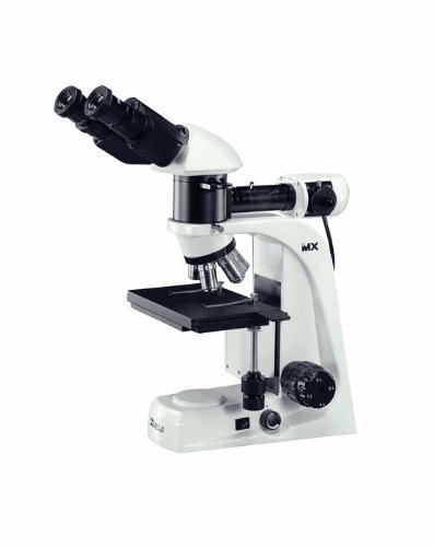 Meiji Metallurgical Microscope; magnification, 50x; binocular, 50W halogen, 110-240 V