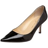 Ivanka Trump Women's Indico Mid Heel Career Pump,Black Patent,8.5 M US