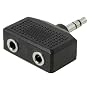 audio y -adapter 2x 3,5mm klinke buchse - stereo 3,5 mm stecker millimeter