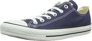 Converse Chuck Taylor All Star Lo Top Navy with Extra Pair of Black Laces men's 9.5/ women's 11.5