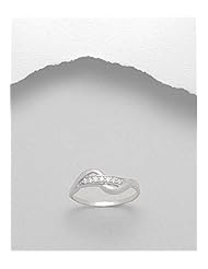 CZ Ring In 92.5 Sterling Silver