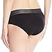 Calvin Klein Women's Iron Strength Hipster Panty, Black, Medium