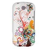 Pearl White Autumn Flower Design Protector Hard Cover Case for HTC MYTOUCH  ....