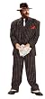 Plus Size Chicago Gangster Costume - Mens XL