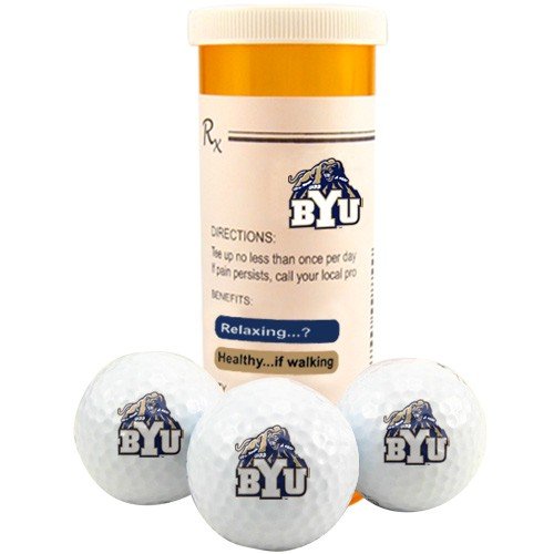 Brigham Young Cougars Rx Three Pack Golf Balls