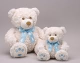 18 Baily the Swirly Fur Baby Welcome Bear- Blue