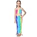 Owone Box Girls 3 Pcs Swimmable Mermaid Tail Bikini Bathing Swimsuit Swimwear
