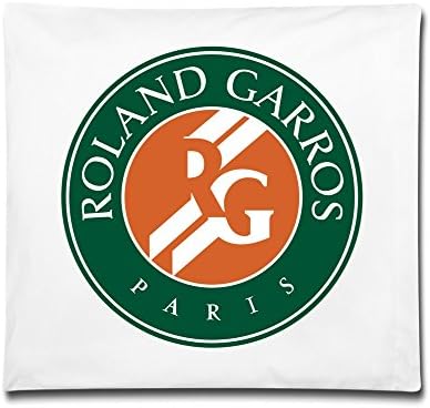 FQZX French Open Tennis Logo Pillow Cover 18 X 18 Inches White