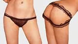 Black Naughty Open Back Knickers