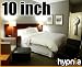 Hypnia Luxury Double Size Visco Memory Foam Mattress 25 cm / 10 inch Thickness 135cmx190cm inc Cover & 10 Year Guarantee inc Memory Foam Pillows worth £39.99