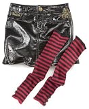 Hannah Montana Girls Skirt With Legwarmers