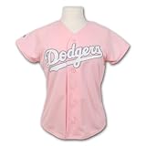Los Angeles Dodgers Women's Pink Replica Baseball Jersey Size XL