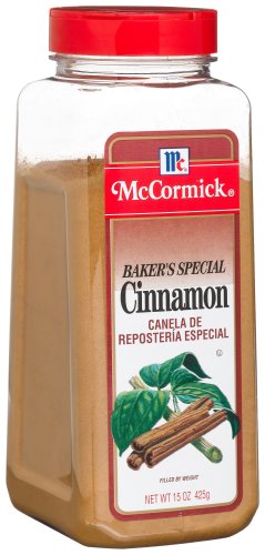 McCormick Cinnamon, Bakers Special, 15-Ounce Plastic Bottle (Pack of 2) by McCormick