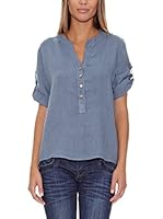 Assuili Blusa Lino Isabella (Azul Denim)