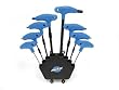 Park P-Handled Hex Wrench Set With Bench Mount/ Wall Mount Wrench Holder (PH-1)
