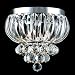 Dale Tiffany GH10327 Casey Flush Mount Light, Polished Chrome and Crystal Shade