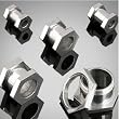 Stainless Steel Nut and Bolt Design Plug - 8G - Sold as a Pair