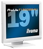 Iiyama PLT1930SR-W1 48,2 cm (19 Zoll) TFT Monitor DVI-D, VGA (Kontrastverhältnis 800:1, Reaktionszeit 5ms) Elfenbein