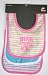 Nike New Born Baby Girl Boy 3 Pack Baby Bib Burp Infant Pink Different Pattern Nike Sign NEW