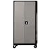 Metal Box Industries COS-SV72H MBI Garage Storage System - 72-Inch, High Storage Cabinet, Silver/Black