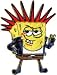 Spongebob Squarepants Cartoon Patch - Grunge Punk Bob