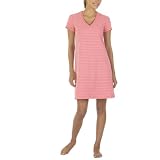 Gilligan & O'Malley® V-Neck Sleep Tee - Pink Stripe