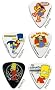 Grover Allman Plektrum-Set #2 5er-Set, Medium