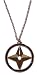 Naruto: Shuriken Throwing Star Anime Cosplay Necklace