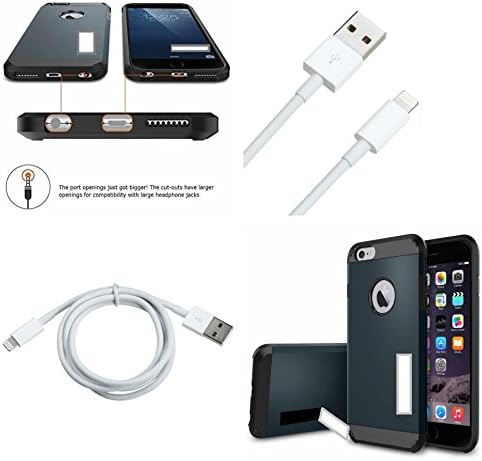 Iphone 6 Plus Data Cable & Case Bundle 2 - Items