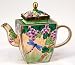 Kelvin Chen Enameled Miniature Tea Pot- Dragonfly