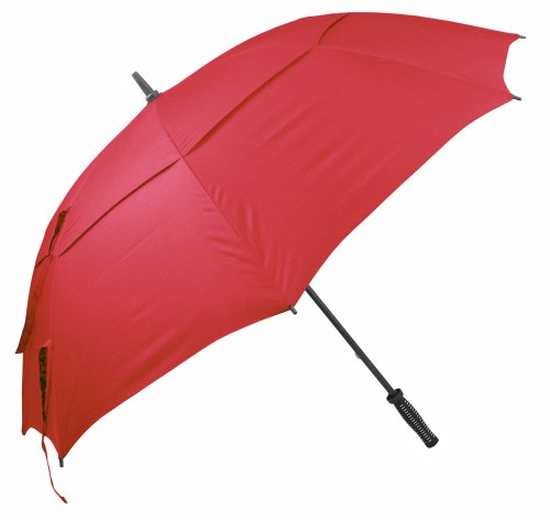 LONGRIDGE GOLF DELUXE REGENSCHIRM WINDDICHT, ROT, UMWPP30R Preisvergleich