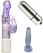 Vibratex Rabbit Habit Vibrator Phthalate Free Elastomer Adult Anal Sex Toy Kit