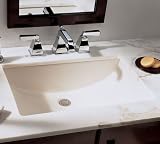 Bathroom Rectangular Undermount Porcelain Ceramic Vanity Sink