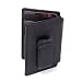 Mens Leather Money Clip Wallet Bi Fold bifold Card Case Front Pocket ID Window 6 Cards