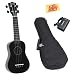 Mahalo U-30BK Painted Soprano Ukulele Bundle with Gig Bag, Tuner, and Polishing Cloth - Black Mahalo U-30BK Painted Soprano Ukulele Bundle with Gig Bag, Tuner, and Polishing Cloth - Black