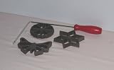 Cast Iron Rosette Iron