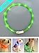 LED Pet Dog Collar,Pashion USB Rechargeable LED Light-Up Safety Neck Loop One Size Fits All Waterproof Night Safety Pet Dog Collar (Green)