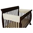 Leachco Easy Teether XL Side Crib Rail Cover, 2 Pack, Ivory