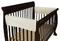 Leachco Easy Teether XL Side Crib Rail Cover, 2 Pack, Ivory