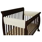 SAVE $4.73 - Leachco Easy Teether XL Side Crib Rail Cover, 2 Pack, Ivory $27.22