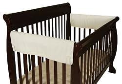 Leachco Easy Teether XL Side Crib Rail Cover, 2 Pack, Ivory