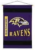 BALTIMORE RAVENS OFFICIAL TEAM JERSEY WALL BANNER