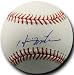 Hideki Matsui Hand Signed Autographed Los Angeles Angels Baseball w/ Photo of Signing